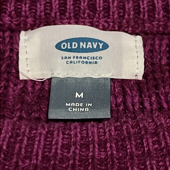 ⭐️ OLD NAVY Fuchsia Cable Knit Sweater ⭐️ - Picture 5 of 7